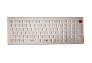 2.4Ghz wireless keyboard with colorful keys for medical, antibacterial and ergonomic