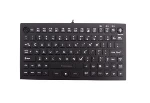 Mini IP68 silicone medical industrial keyboard with mouse pointer and Taiwanese