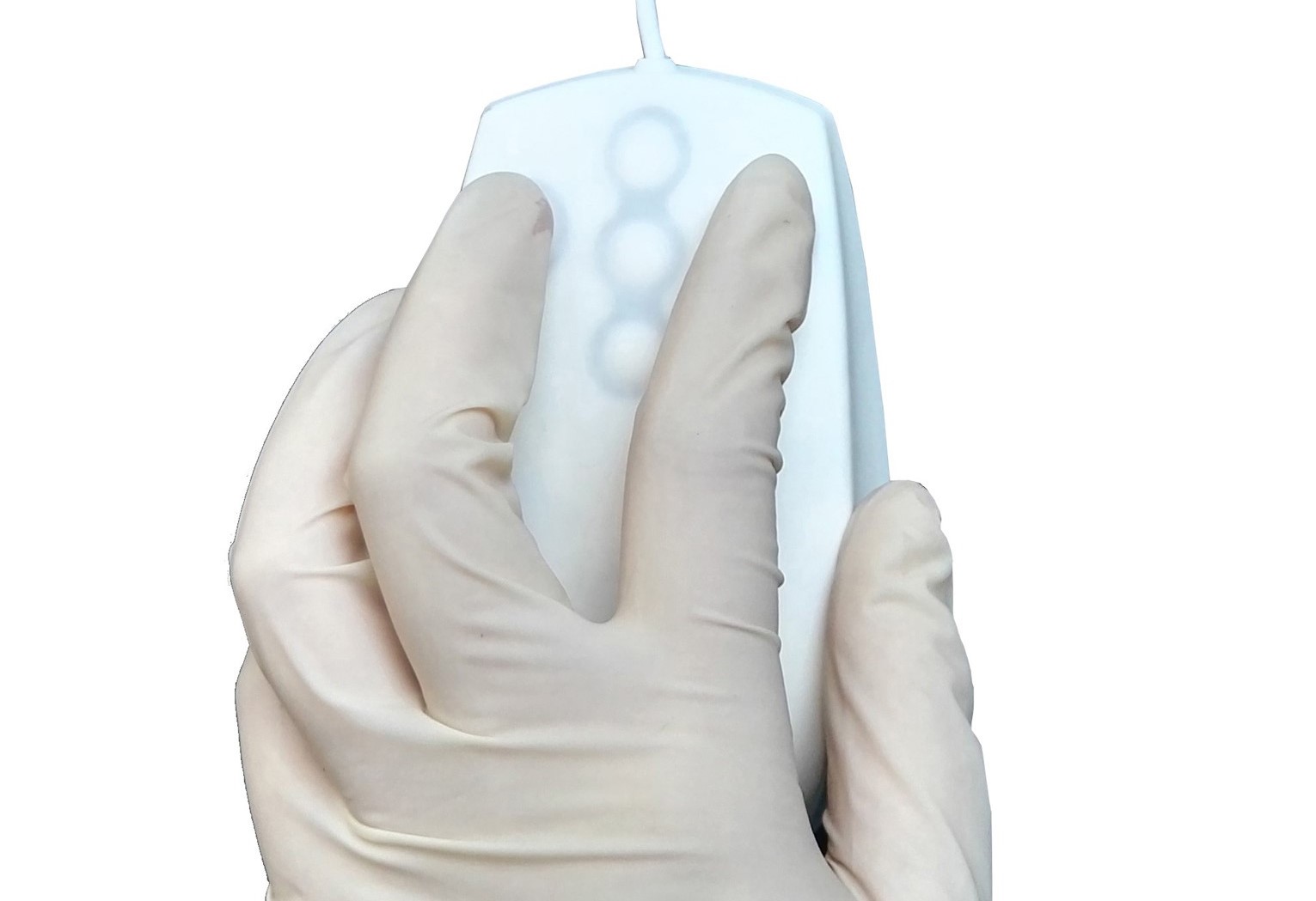 Antimicrobial medium medical optical mouse with 5 mouse buttons washable