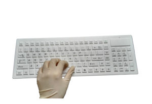 2.4Ghz wireless waterproof medical keyboard only with European language