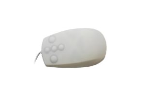 Antimicrobial medium medical optical mouse with 5 mouse buttons washable