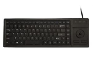 89-key PC peripheral X-structure industrial ABS keyboard with 12.mm trackball