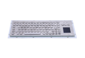 90 keys panel mounting metal industrial keyboard with touchpad and FN keys