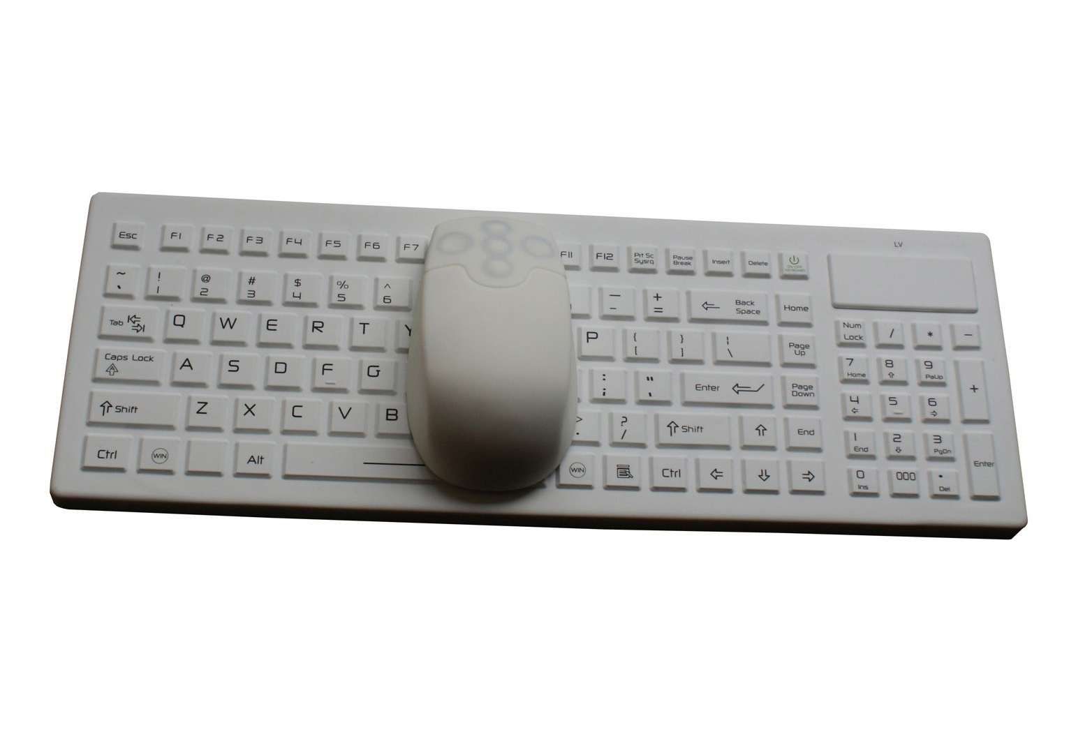 2.4Ghz wireless waterproof medical keyboard only with European language