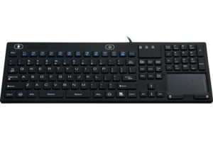black touchpad keyboard