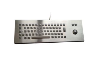stand alone desk top stainless steel industrial keyboard with Windows key