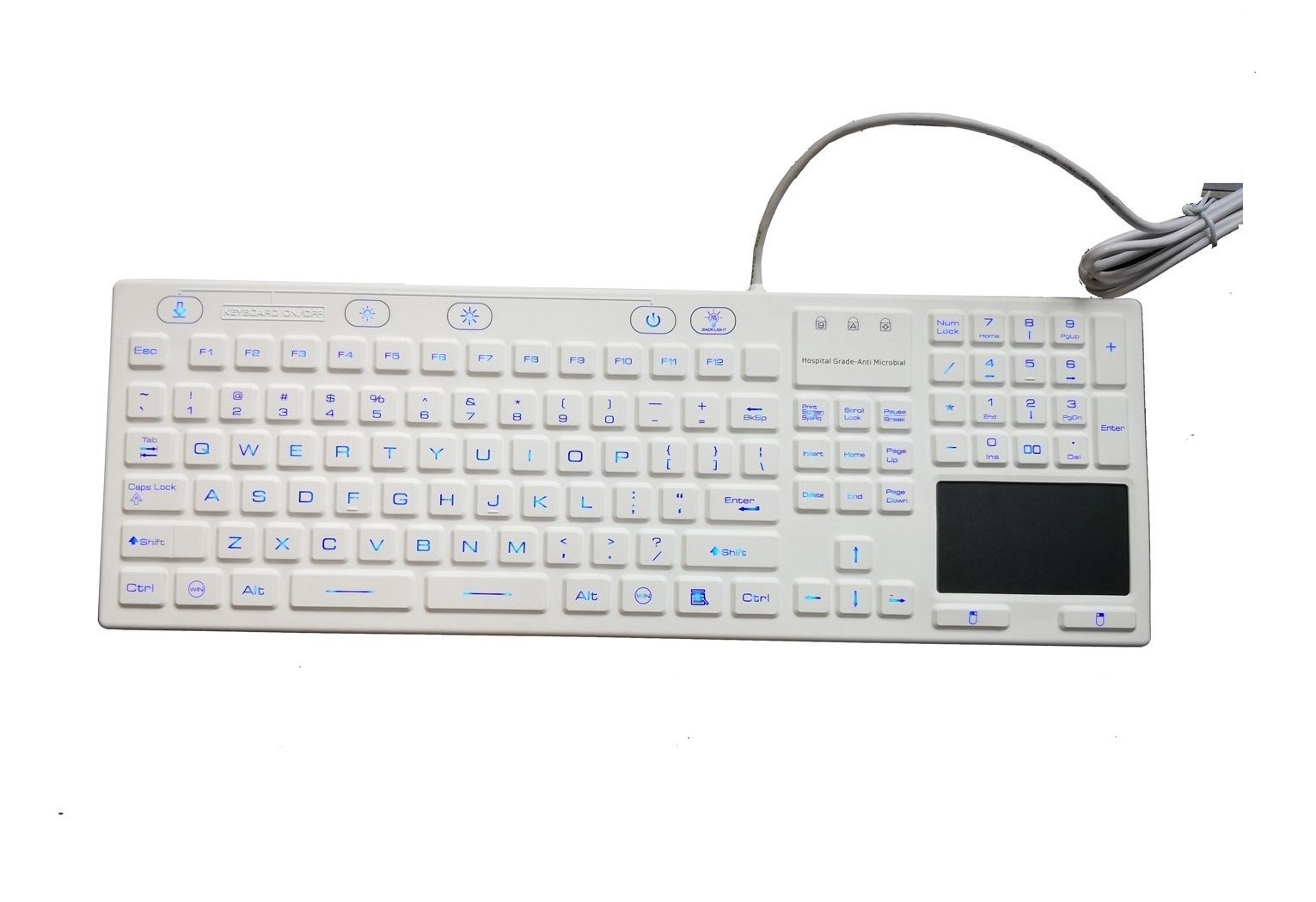 PM09BLMG backlit keyboard with touchpad PAC TECHNOLOGY CO