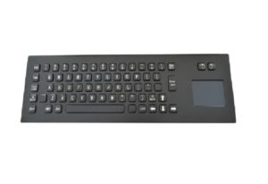 Full key travel black titanium industrial military keyboard for navy application