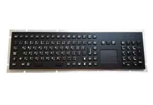 High quality black titanium industrial keyboard with touchpad and full function