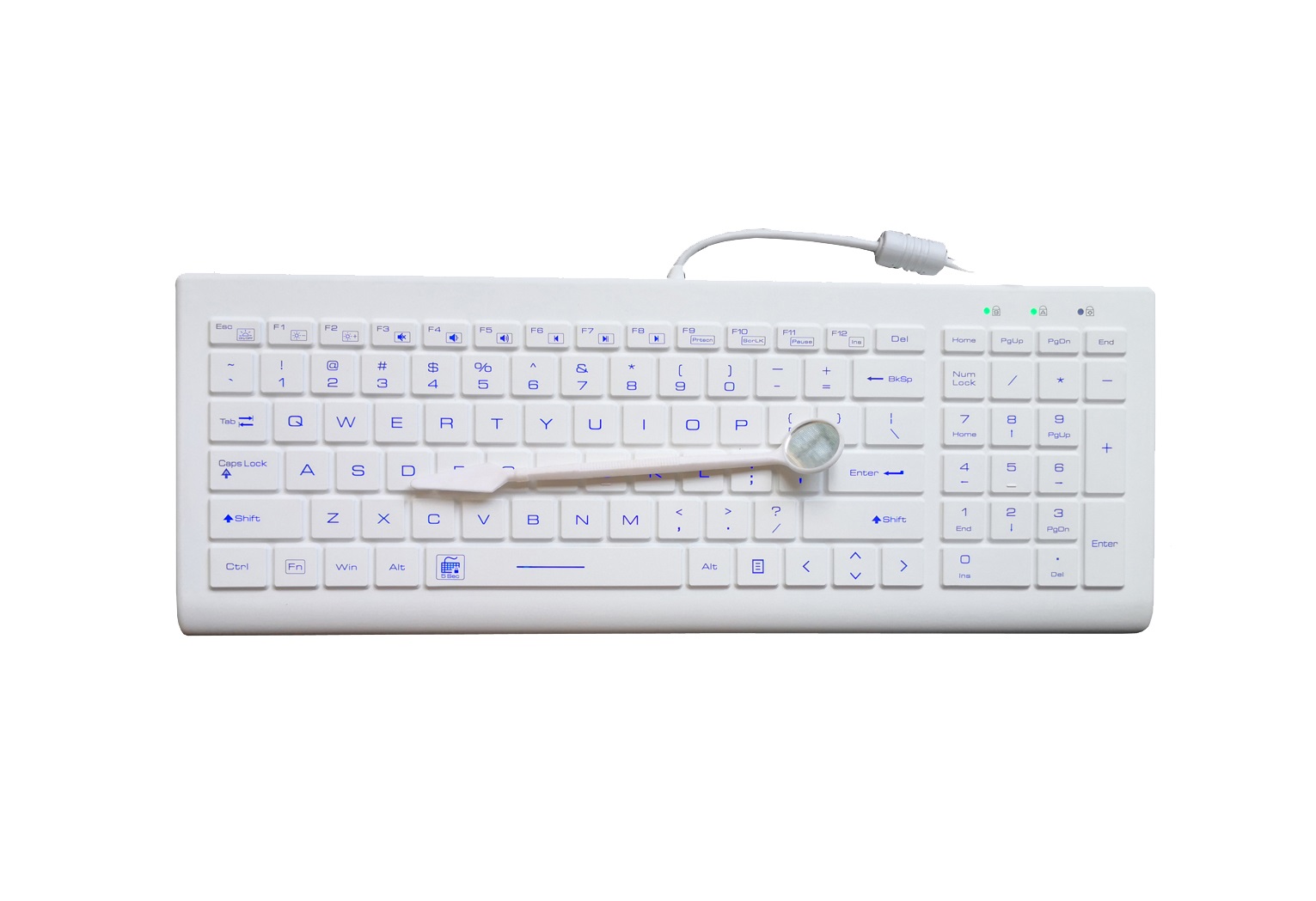 Pro silicone keyboard with X structure scissor-switch key core and magnets optional