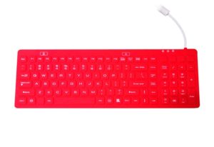 red  medical keyboard