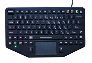 88 keys panel mounted rugged keyboard for portable pc marine control