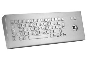 P-416TB-DT desk top IP65 industrial keyboard with intergrated mouse